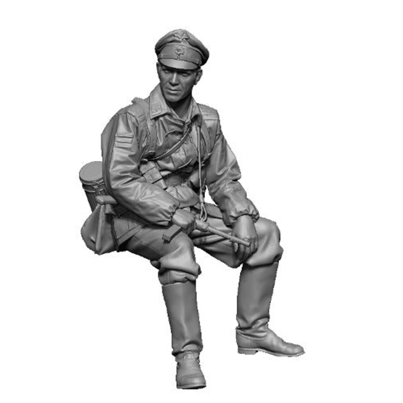 H3 Models 35055 1/35 WW2 German SS Officer (Resin)