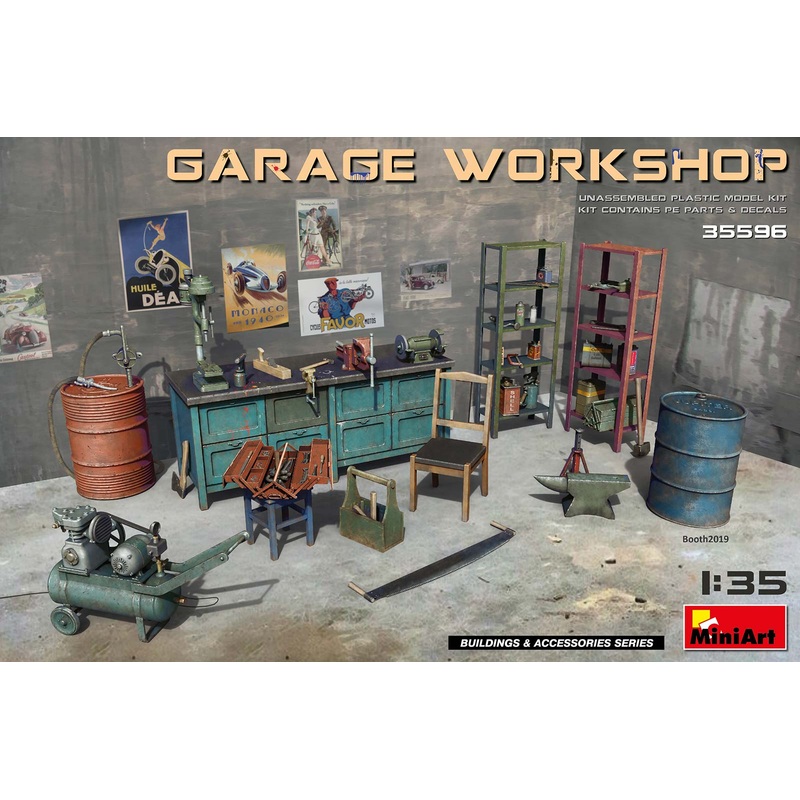 MiniArt 35596 1/35 Garage Workshop