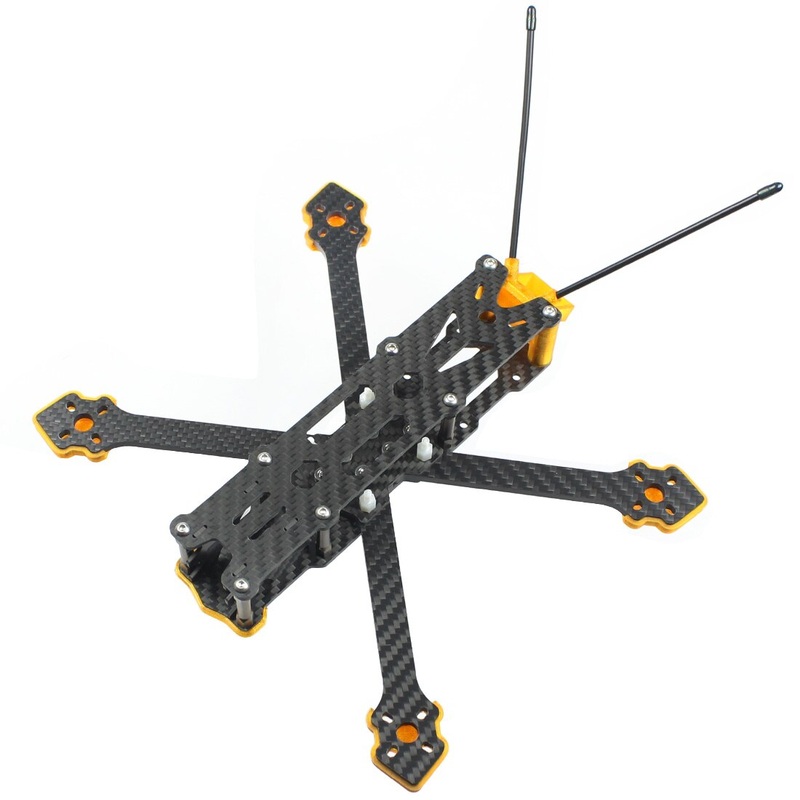 QWinOut F220 220mm Wheelbase 5inch X Type Carbon Fiber Quadcopter Frame Kit Support BN-220GPS For FPV Freestyle RC Racing Drone Aircraft White
