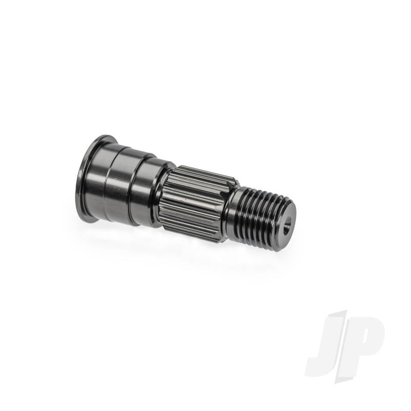 Traxxas Stub axle front 6061-T6 aluminium (grey-anodised)