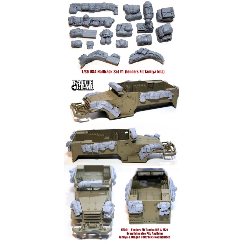 Value Gear HT001 1/35 Halftrack Pack & Fender Set #1