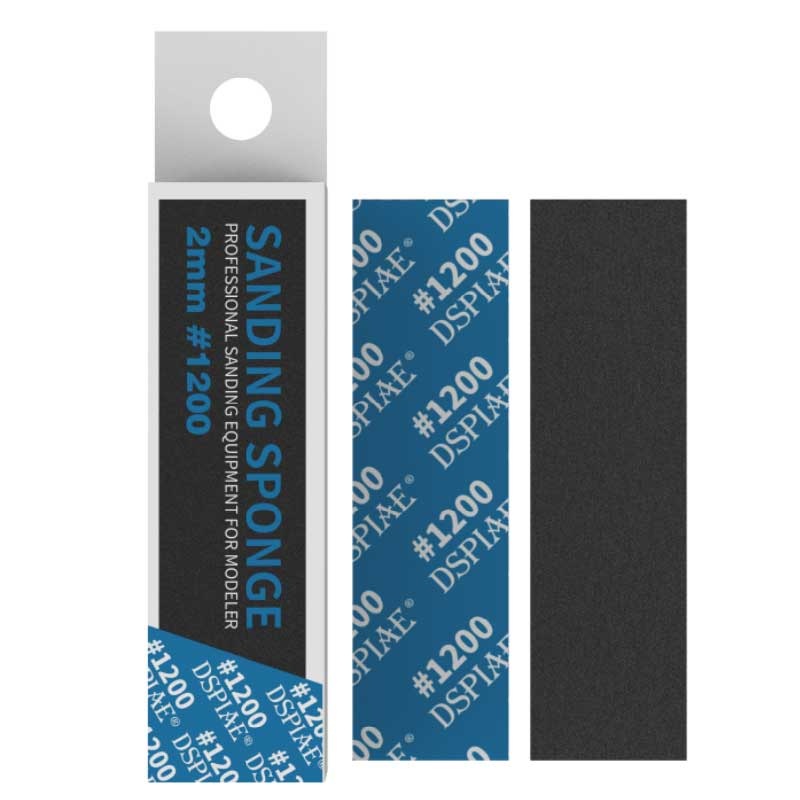 DSPIAE SS2-1200 2mm #1200 Sanding Sponge 5Pcs