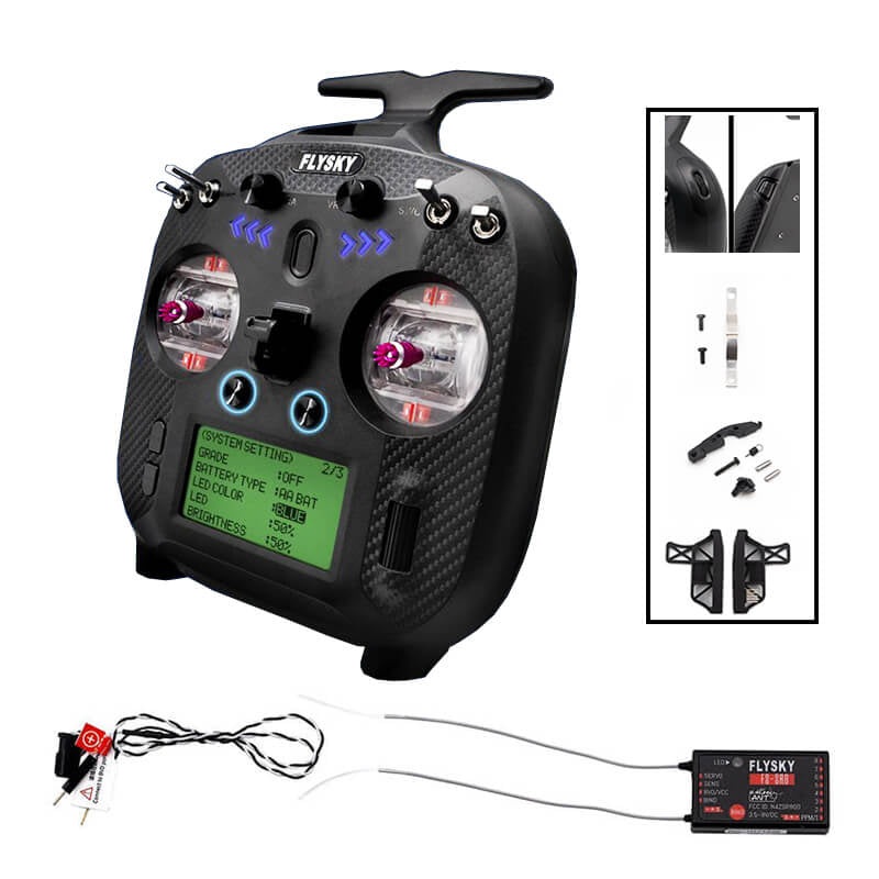 FLYSKY FS-ST8 12CH 2.4G RADIOSYSTEM w/8CH SR8 RECEIVER