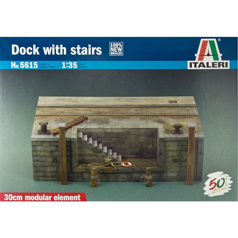 Italeri 5615 1/35 Long Dock with Stairs
