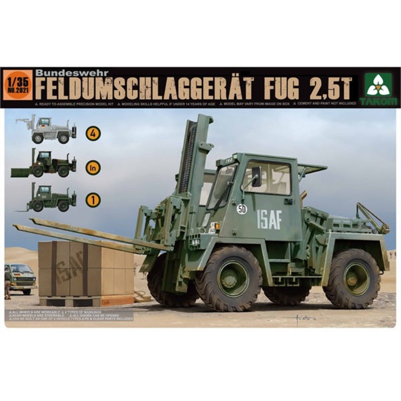 Takom 2021 1/35 Bundeswehr Feldumschlaggert FUG 2,5t