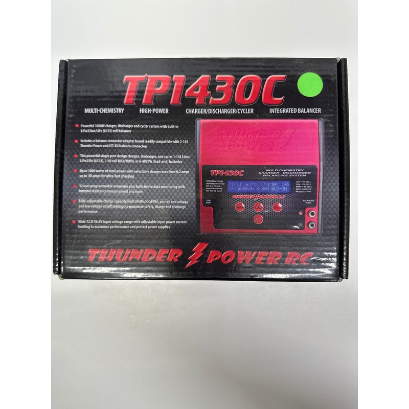 Thunder Power TP1430C Battery Charger With Balancer For Lipo Nicd Nimh
