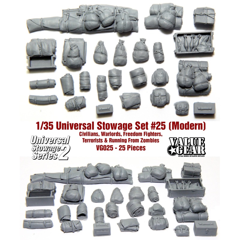 Value Gear VG025 1/35 Universal Modern Stowage Gear Set #25