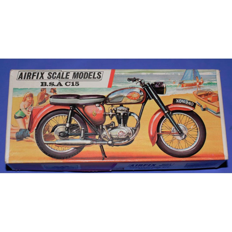 Very Rare Vintage Airfix 1:12 B.S.A. 250cc C15 No. 3635
