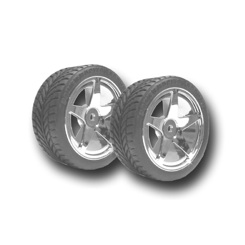 Chrome 5 Spoke and Street Tyres (pair)
