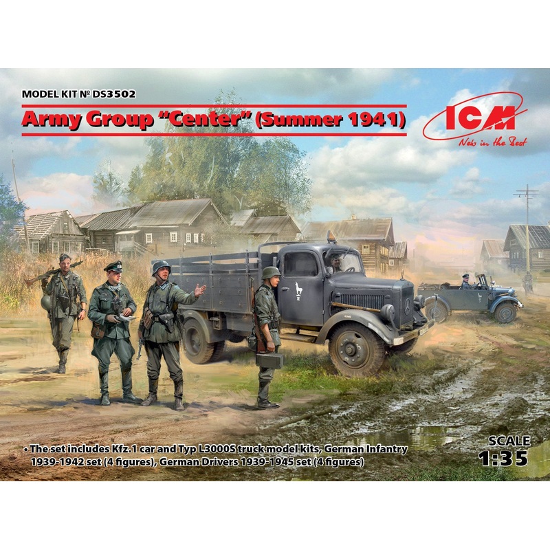 ICM DS3502 1/35 Army Group Center (Summer 1941) Set