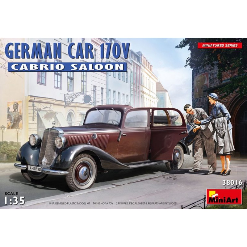 MiniArt 38016 1/35 German Car 170V Cabrio Saloon