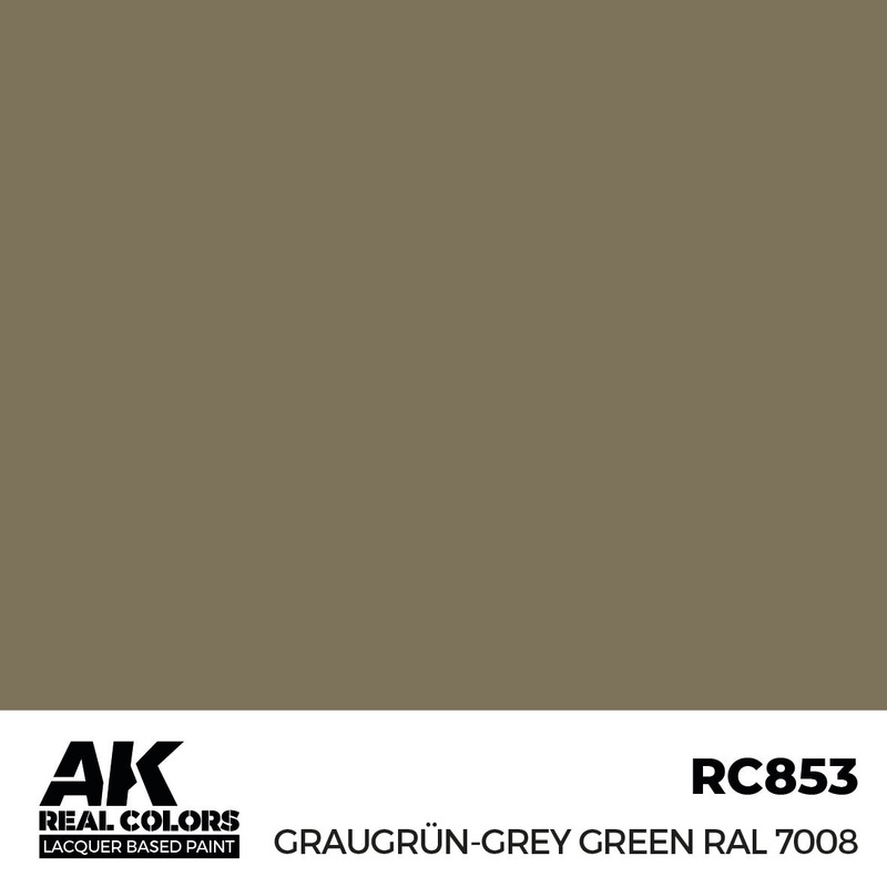 AK Interactive RC853 Real Colors Graugrn-Grey Green RAL 7008 17ml