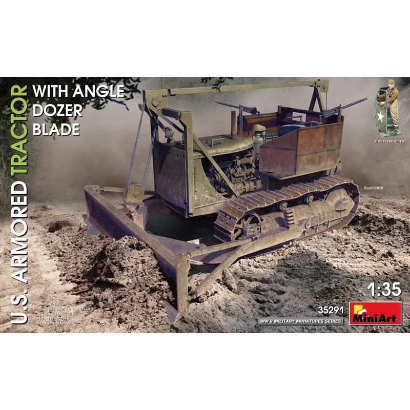 MiniArt 35291 1/35 U.S. Armored Tractor w/ Angle Dozer Blade