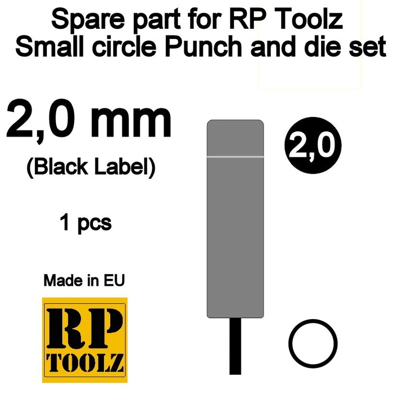 RP Toolz RP-PD-SP20 Punch and die set circle - Replacement part 2.0mm