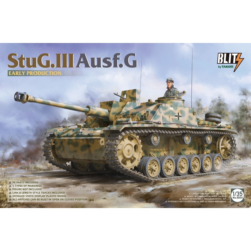 Takom 8004 1/35 StuG.III Ausf.G