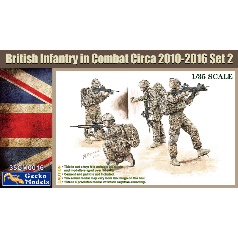 Gecko Models 35GM0016 1/35 British Infantry in Combat 2010-2016 Set 2