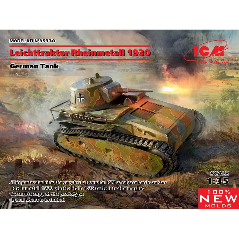 ICM 35330 1/35 Leichttraktor Rheinmetall 1930