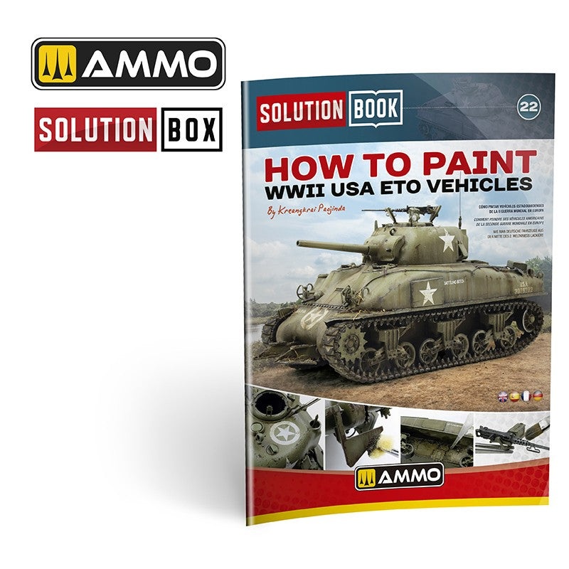 MIG6528 SOLUTION BOOK 22 - How to Paint WWII ETO vehicles MULTILIN