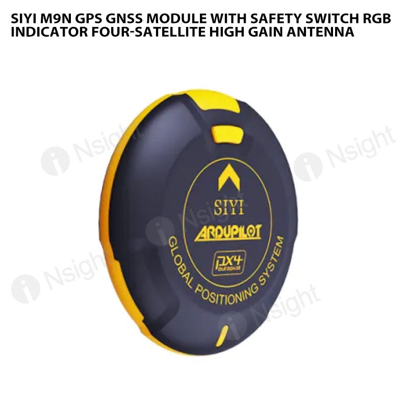 SIYI M9N GPS GNSS Module with Safety Switch RGB Indicator Four-Satellite High Gain Antenna