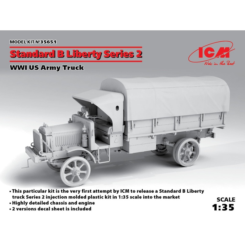 ICM 35651 1/35 Standard B "Liberty" Series 2, WWI US Army Truck