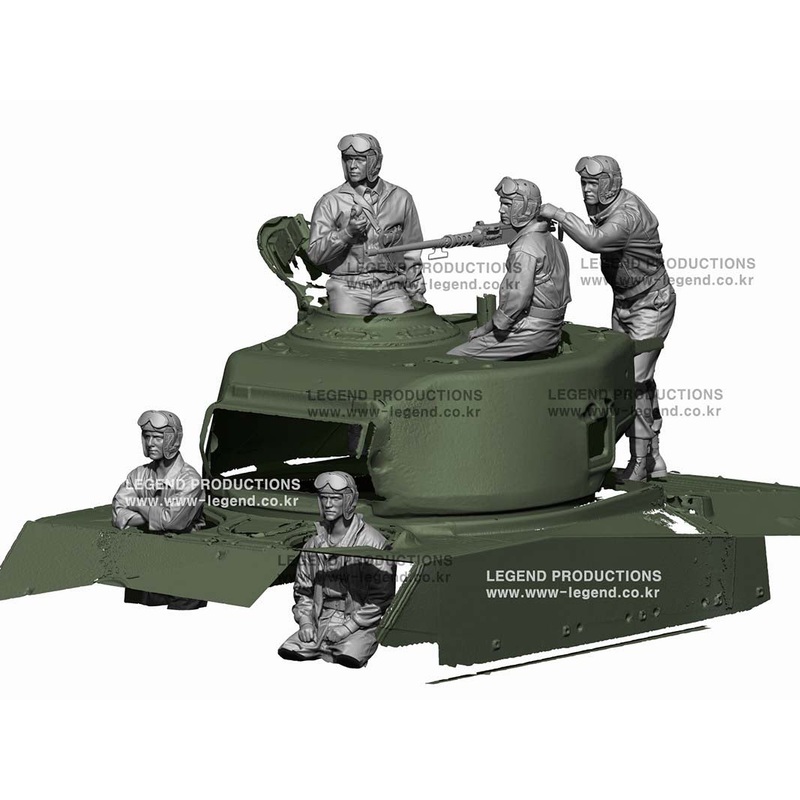 Legend LF1613 1/16 WW 2 US Tank Crew Set