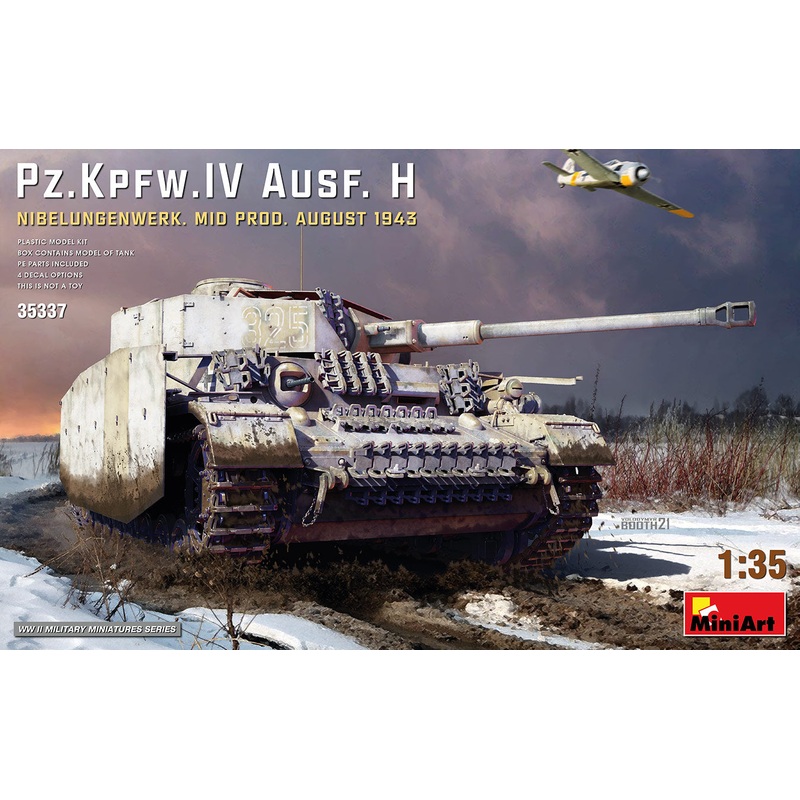 MiniArt 35337 1/35 Pz.Kpfw.IV Ausf. H NIBELUNGENWERK. MID PROD. AUGUST 1943
