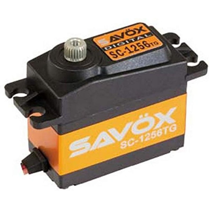 SAVOX SC-1256TG HIGH TORQUE CORELESS DIGITAL SERVO 20KG@6.0V