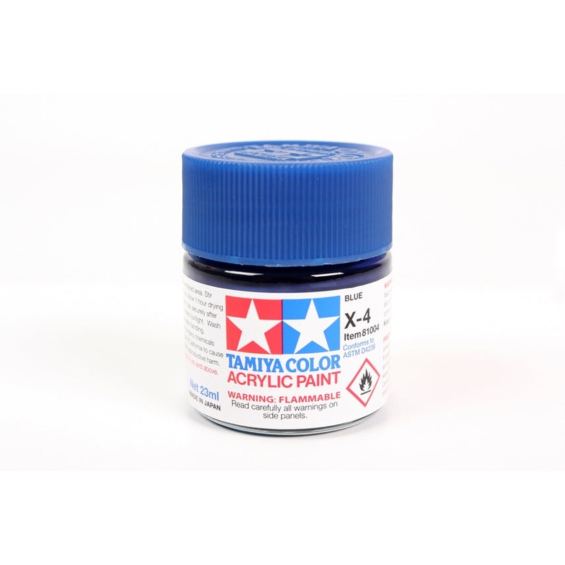 Tamiya 81004 X4 Gloss, Blue - 23ml