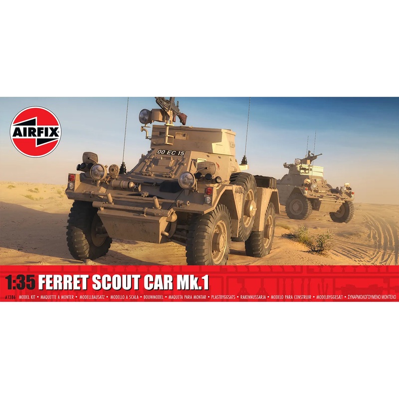 Airfix 1/35 Ferret Scout Car Mk.1 Kit A1386