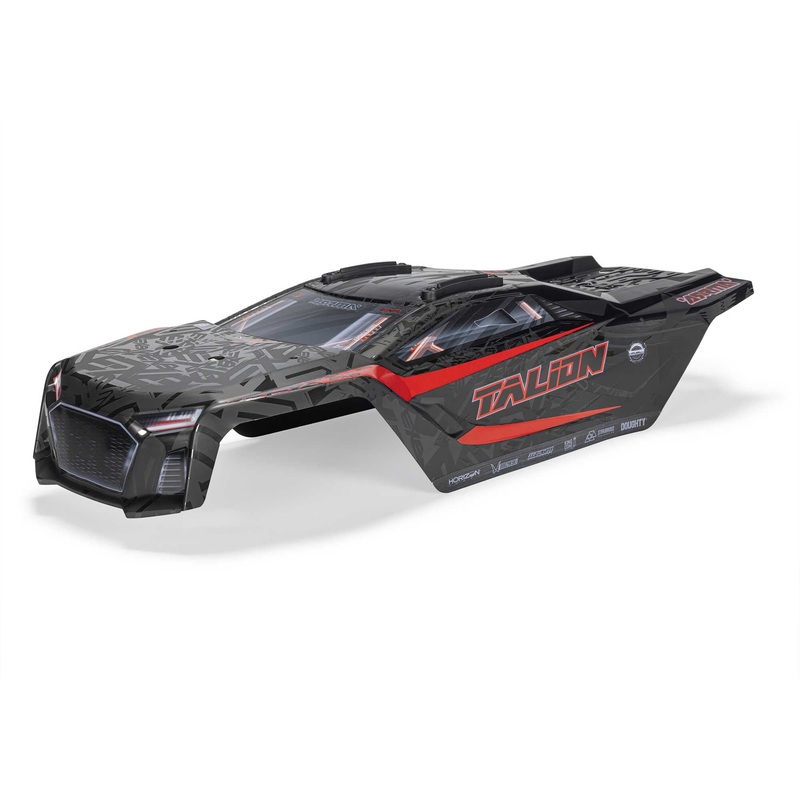 ARRMA TALION 6S EXB BLX Painted Decaled Trimmed Body Black Z-ARA-3406