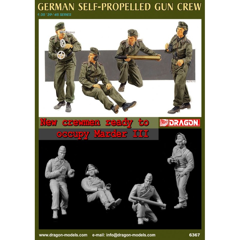 Dragon 6367 1/35 German Self-Propelled Gun Crew