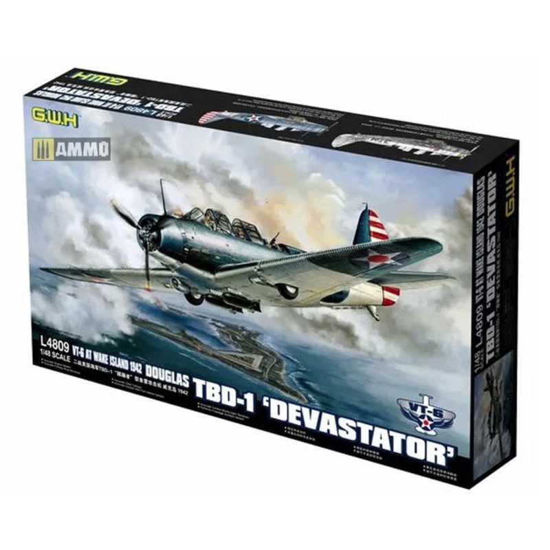Great Wall Hobby L4809 1/48 TBD-1 "Devastator" - VT-6 at Wake Island 1942