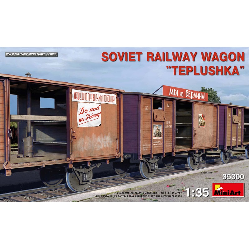 MiniArt 35300 1/35 Sovier Railway Wagon "Teplushka"