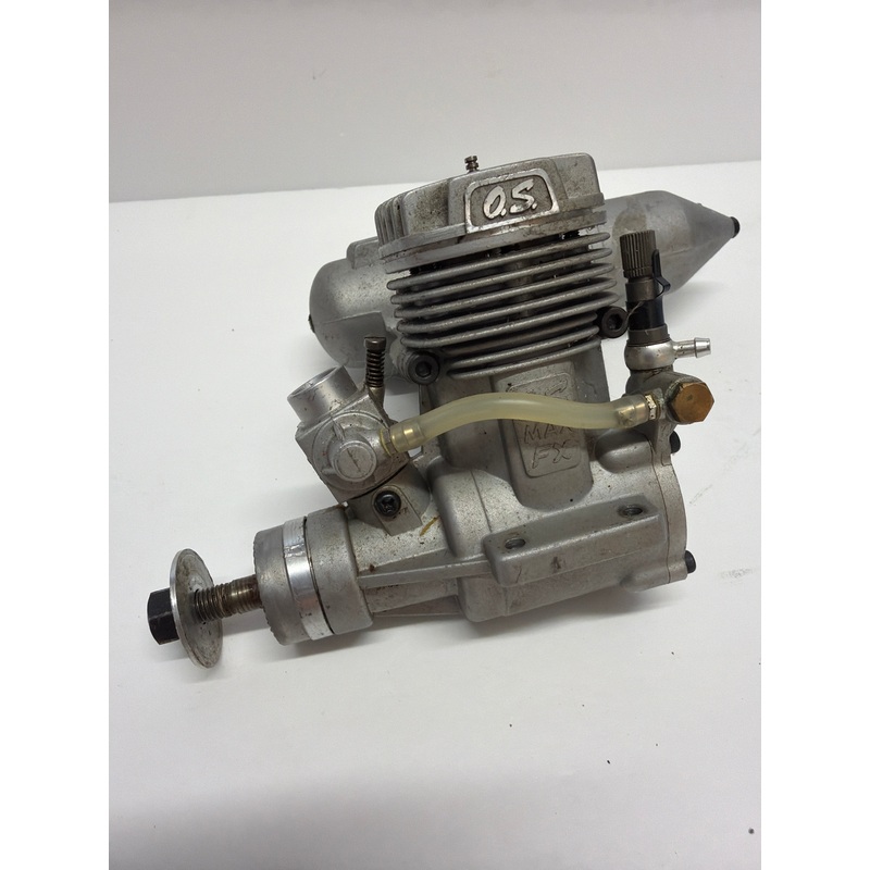 Second Hand Aircraft Engine 2-stroke OS 61 FX with silincer little use (Box 62)