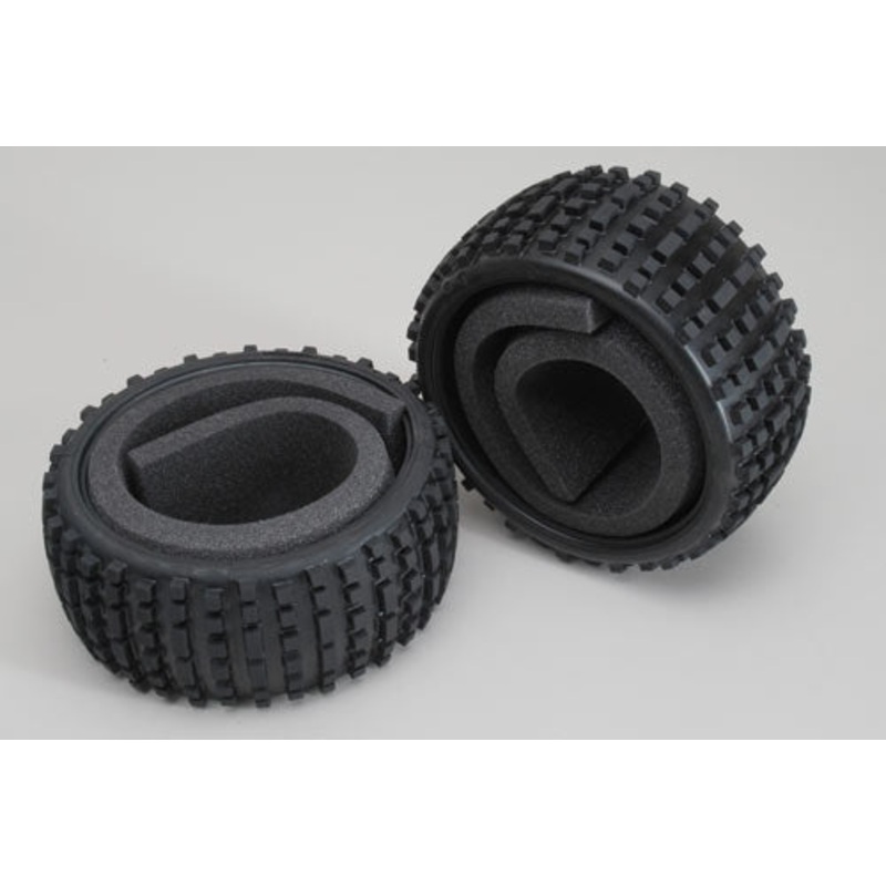 FG Modellsport Car Spares Baja tires S narrow with inserts 2p 60214 (Storeroom)
