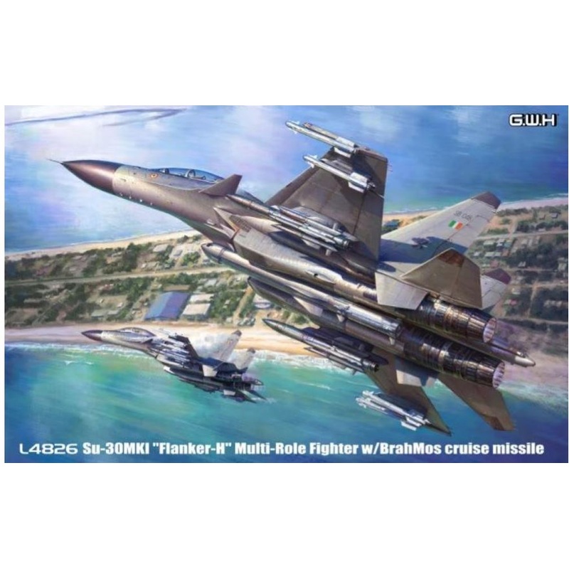 Great Wall Hobby L4826 1/48 Su-30MKI "Flanker H" Multirole Fighter Indian Air Force /w BRAHMOS