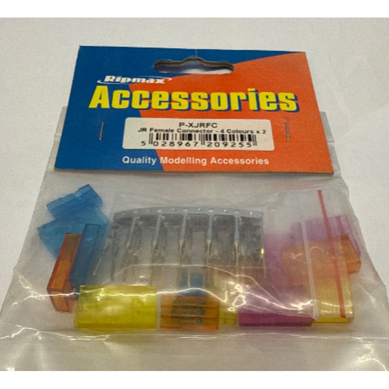 Ripmax JR Female Connector Pairs - 4 assorted colours