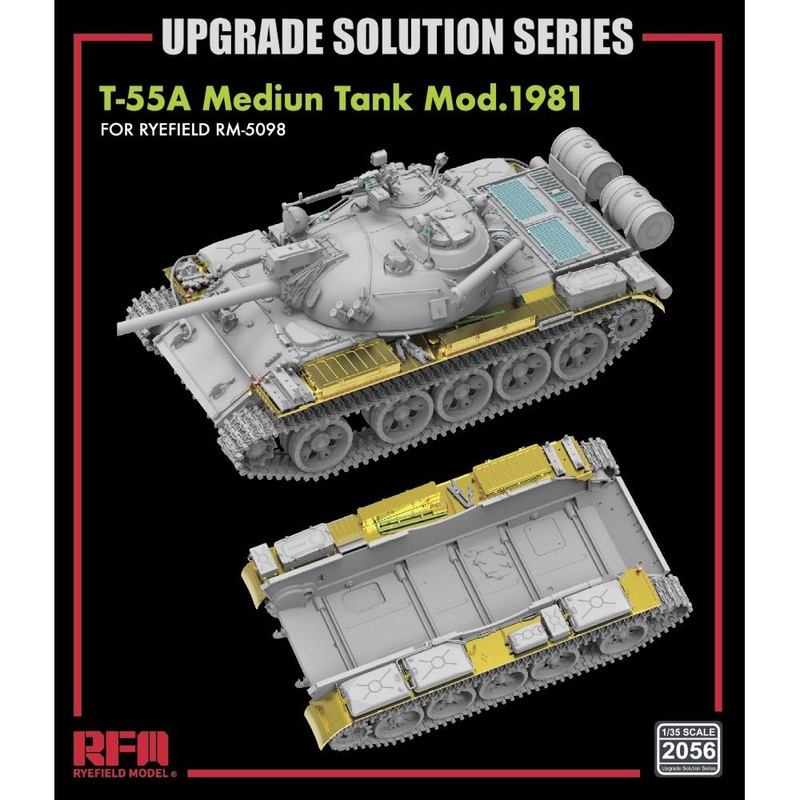 Rye Field Model 2056 1/35 FENDER Upgrade set for RFM5098 T-55A Medium Tank Mod.1981