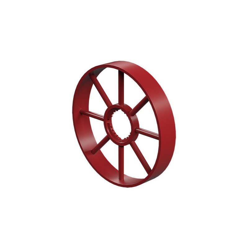 Spoke wheel, red