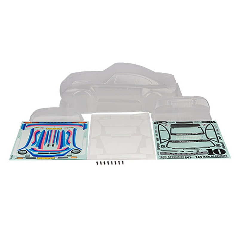 TEAM ASSOCIATED RC10 RALLY 4X4 BODY SET CLEAR