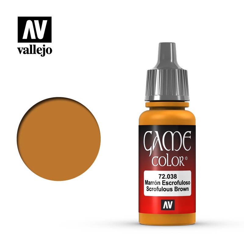 Vallejo 72.038 Game Color: Scrofulous Brown