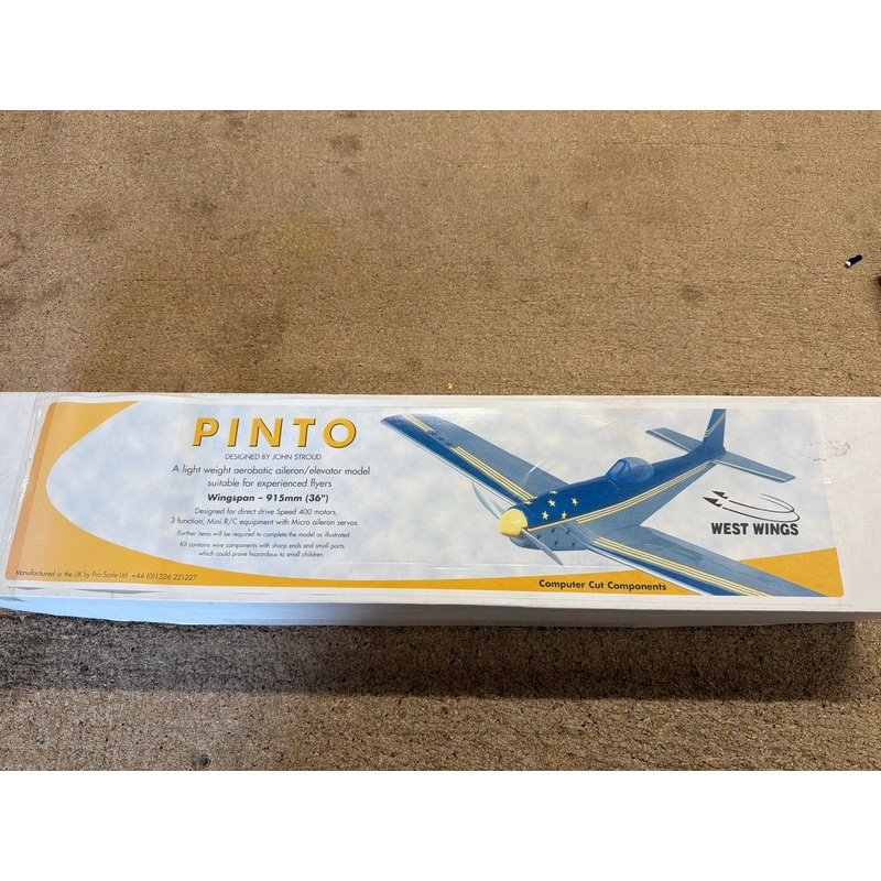 West Wings Pinto Kit 915 mm span 36 inch WW32