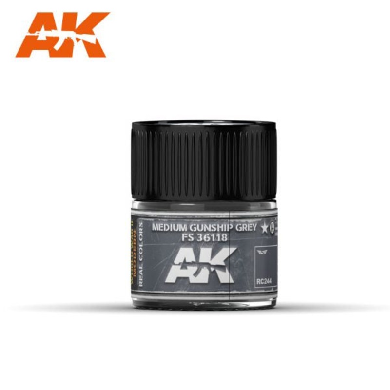AK Interactive RC244 Real Colors : Medium Gunship Grey FS 36118 10ml