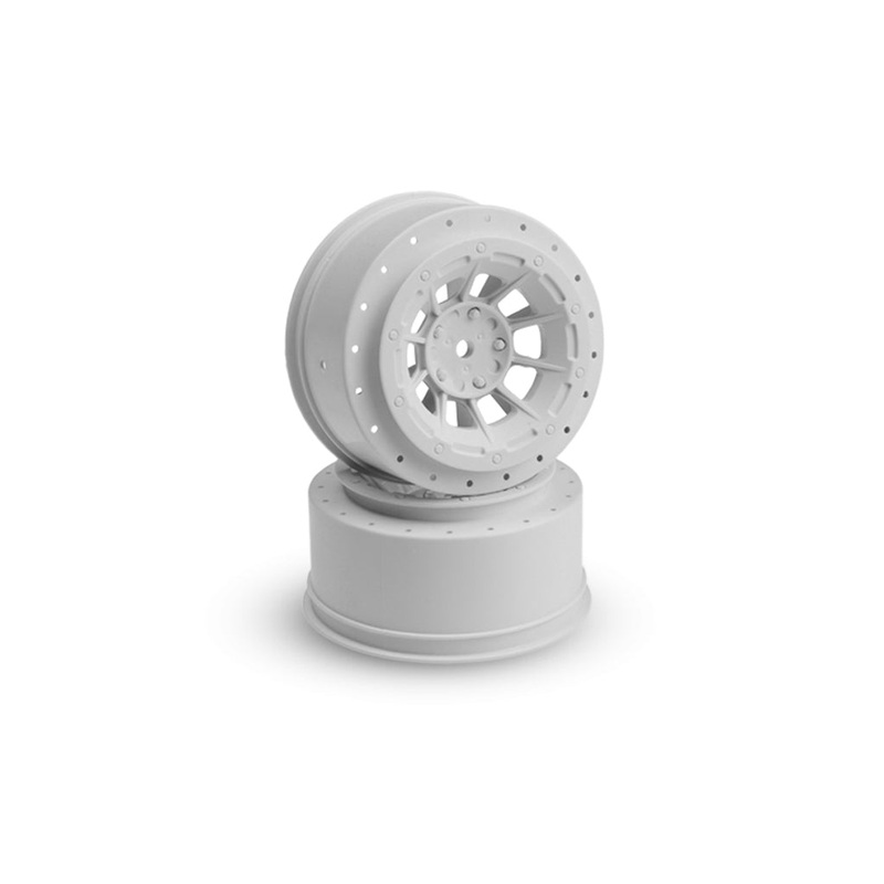 Hazard-Slash Rear Slash 4x4 F&R Wheels-White-2pc