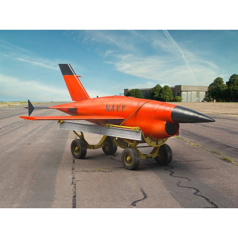 ICM 1/48 (BQM-34A) Q-2C Firebee Drone with Trailer Kit 48401