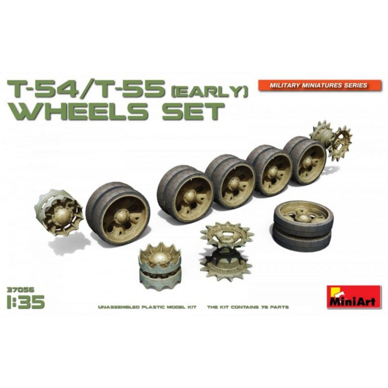 MiniArt 37056 1/35 T-54/55 (Early) Wheels Set