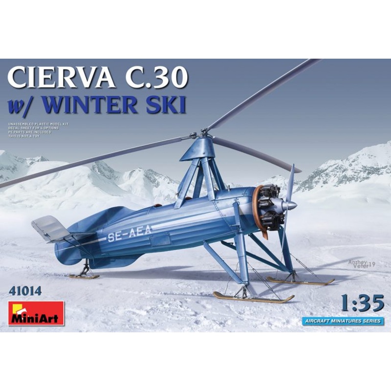 MiniArt 41014 1/35 Cierva C.30 w/ Winter Ski