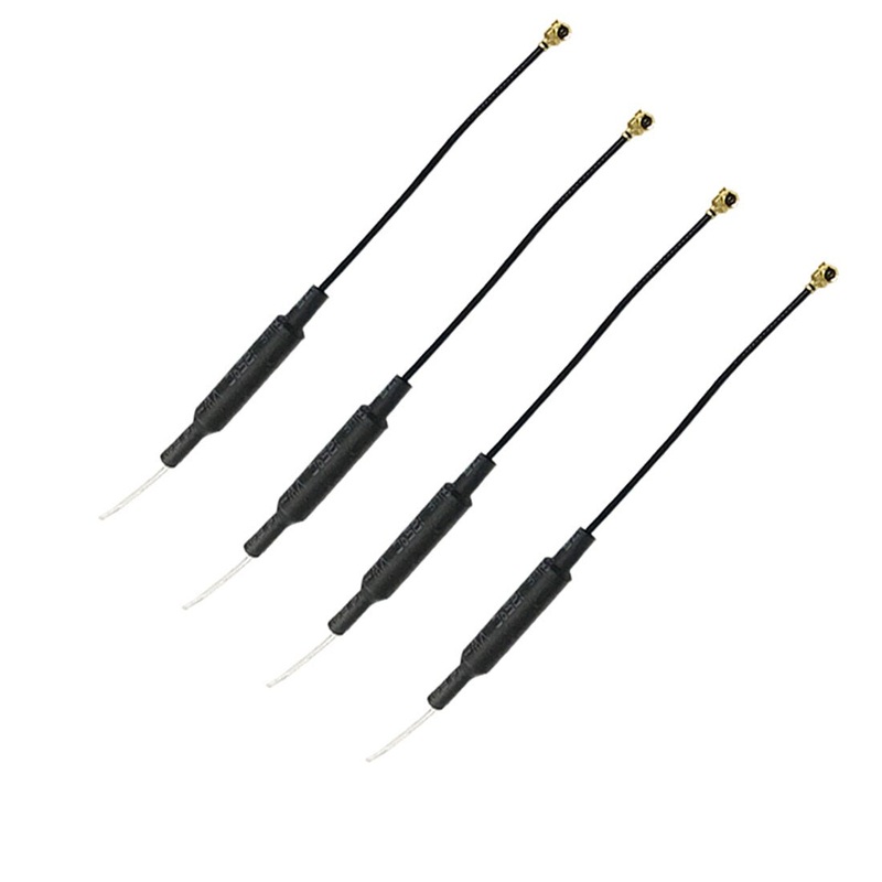 QWinOut 4pcs 2.4G Built-in Brass Compatible-Bluetooth Antenna 3DB Omnidirectional Antenna Module Small Antenna WIFI Antenna IPEX Interface
