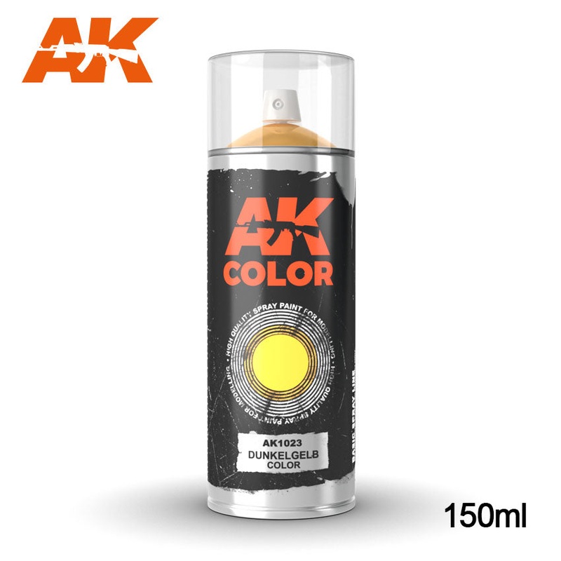 AK Interactive 1023 DUNKELGELB SPRAY