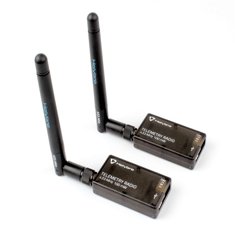 HolyBro 433Mhz 915Mhz 100mW 500mW Transceiver Radio Telemetry Set V3 for PIXHawk 4 Flight Controller APM2.6 915Mhz 100MW